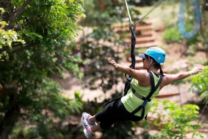 a person jumping in the air