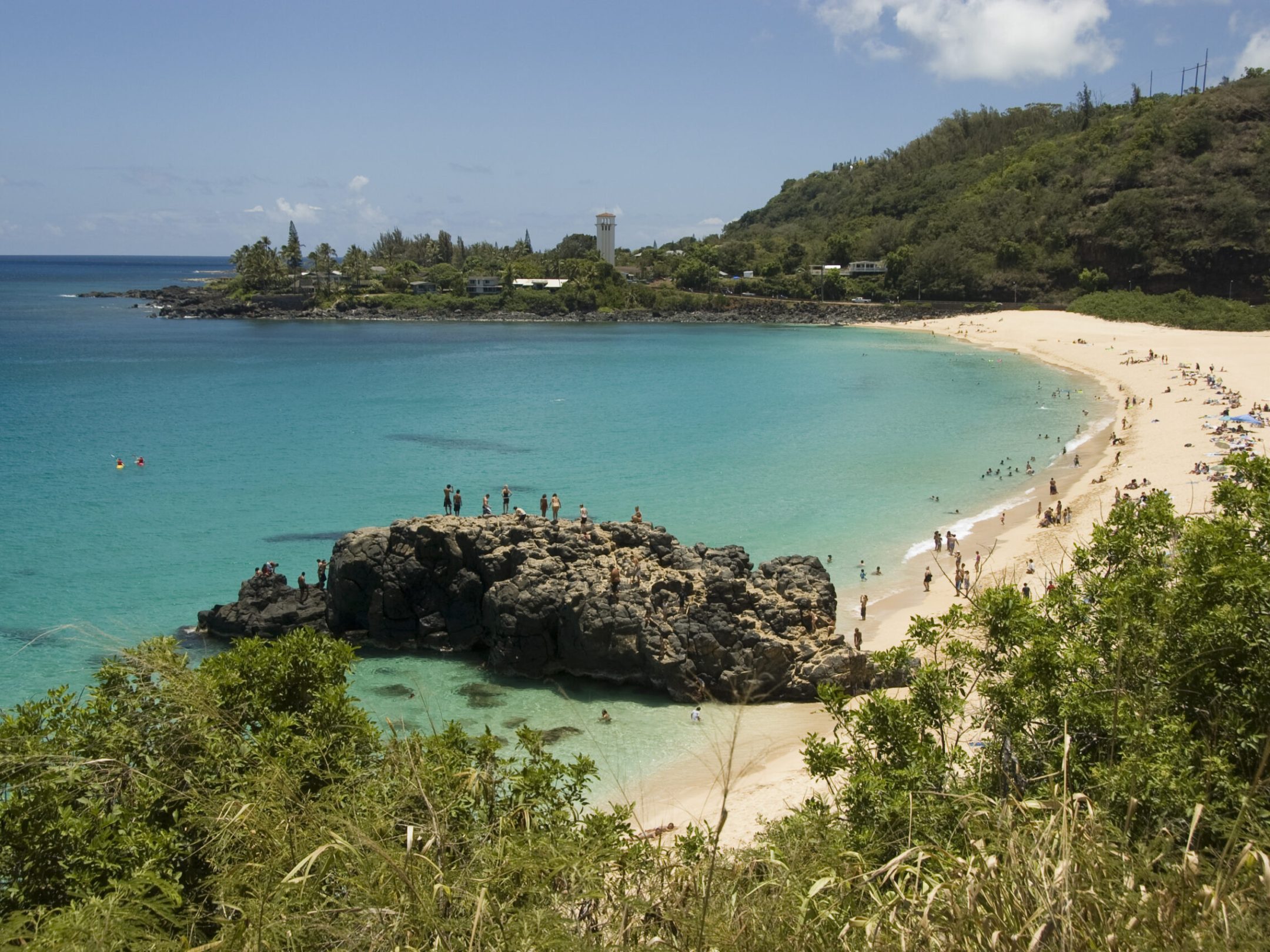 The beach at Waimea Bay